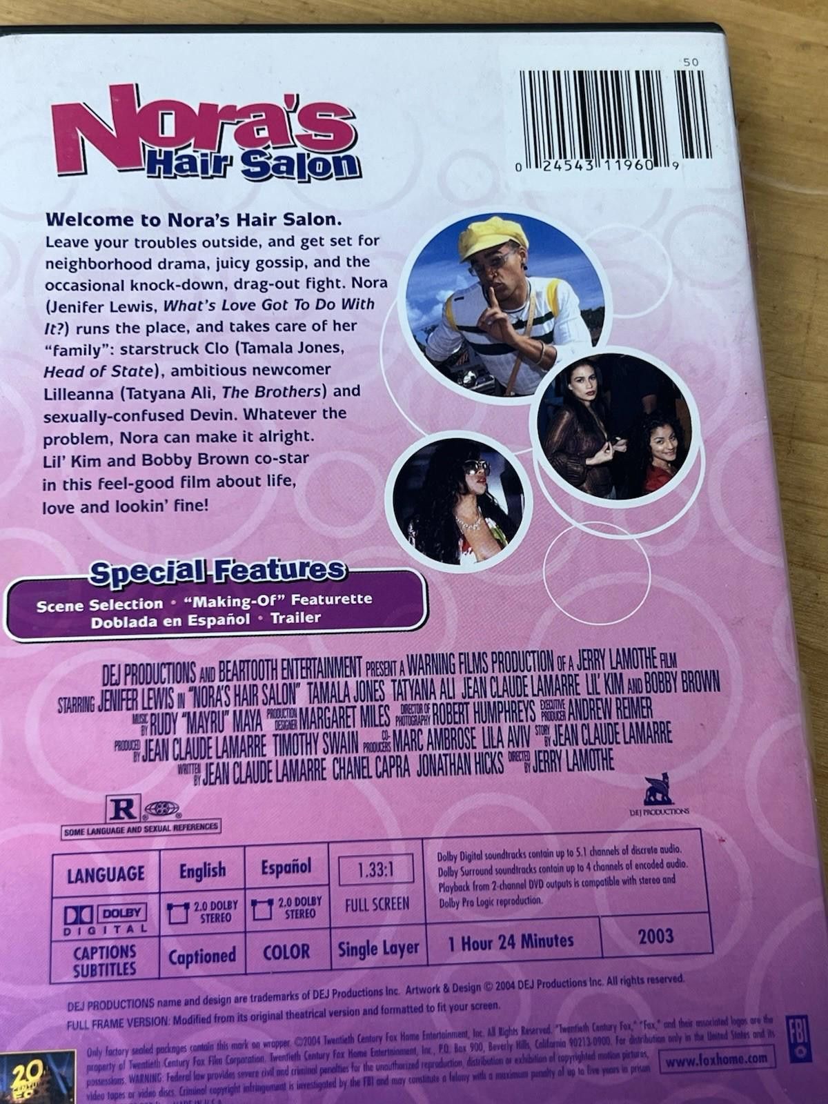 Other Noras Hair Salon DVD Full Screen Jenifer Lewis Tamala Jones Size ONE SIZE - 8 Thumbnail