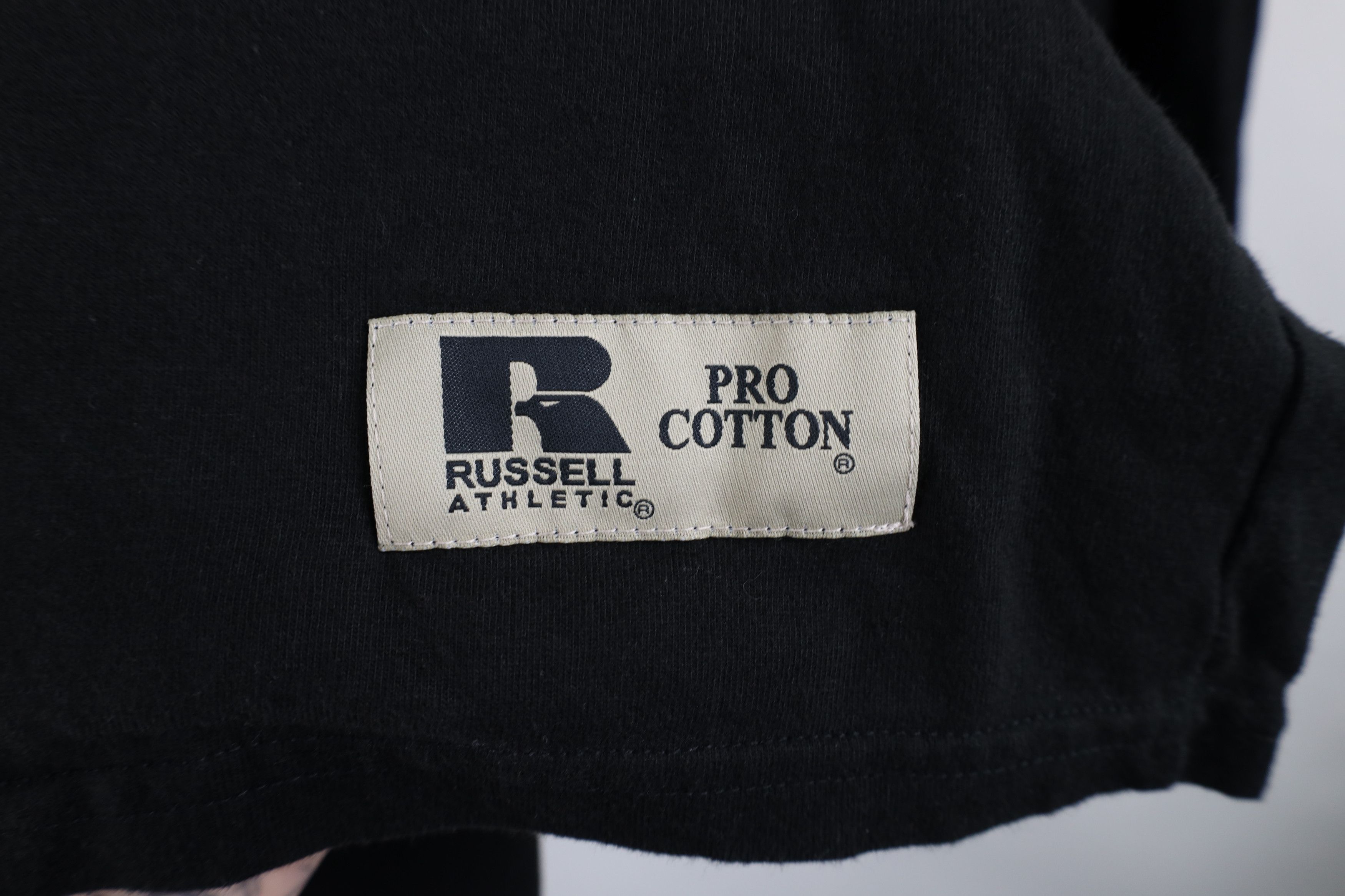 Russell Athletic × Vintage Vintage 90s Russell Athletic Mock Neck Long Sleeve T-Shirt Size US L / EU 52-54 / 3 - 4 Thumbnail