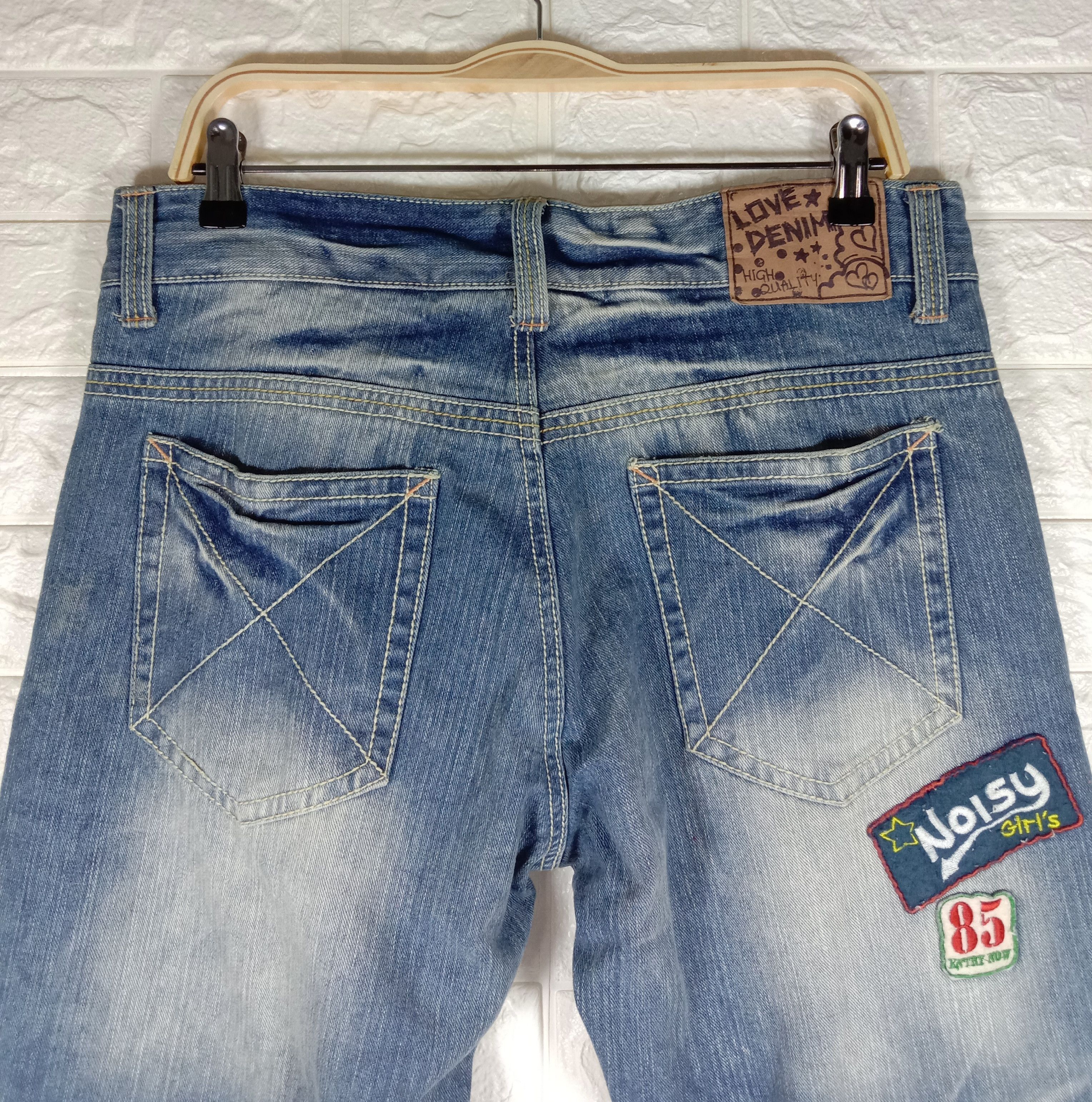 Japanese Brand Vintage Love Denim Patchwork Distressed Design Jeans Size US 34 / EU 50 - 6 Thumbnail