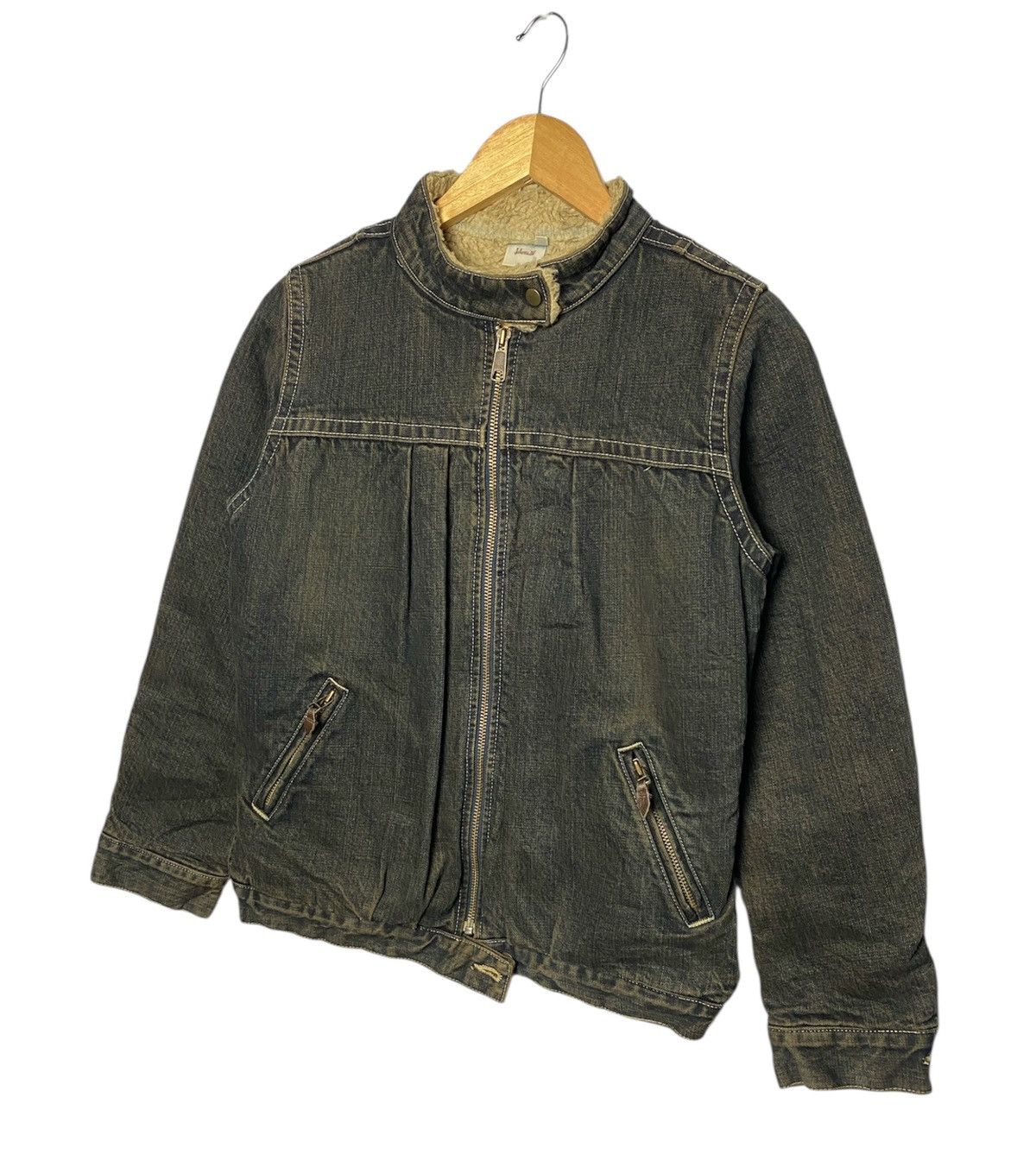 Japanese Brand Scheme.w Sherpa Denim Jacket Size US M / EU 48-50 / 2 - 3 Thumbnail