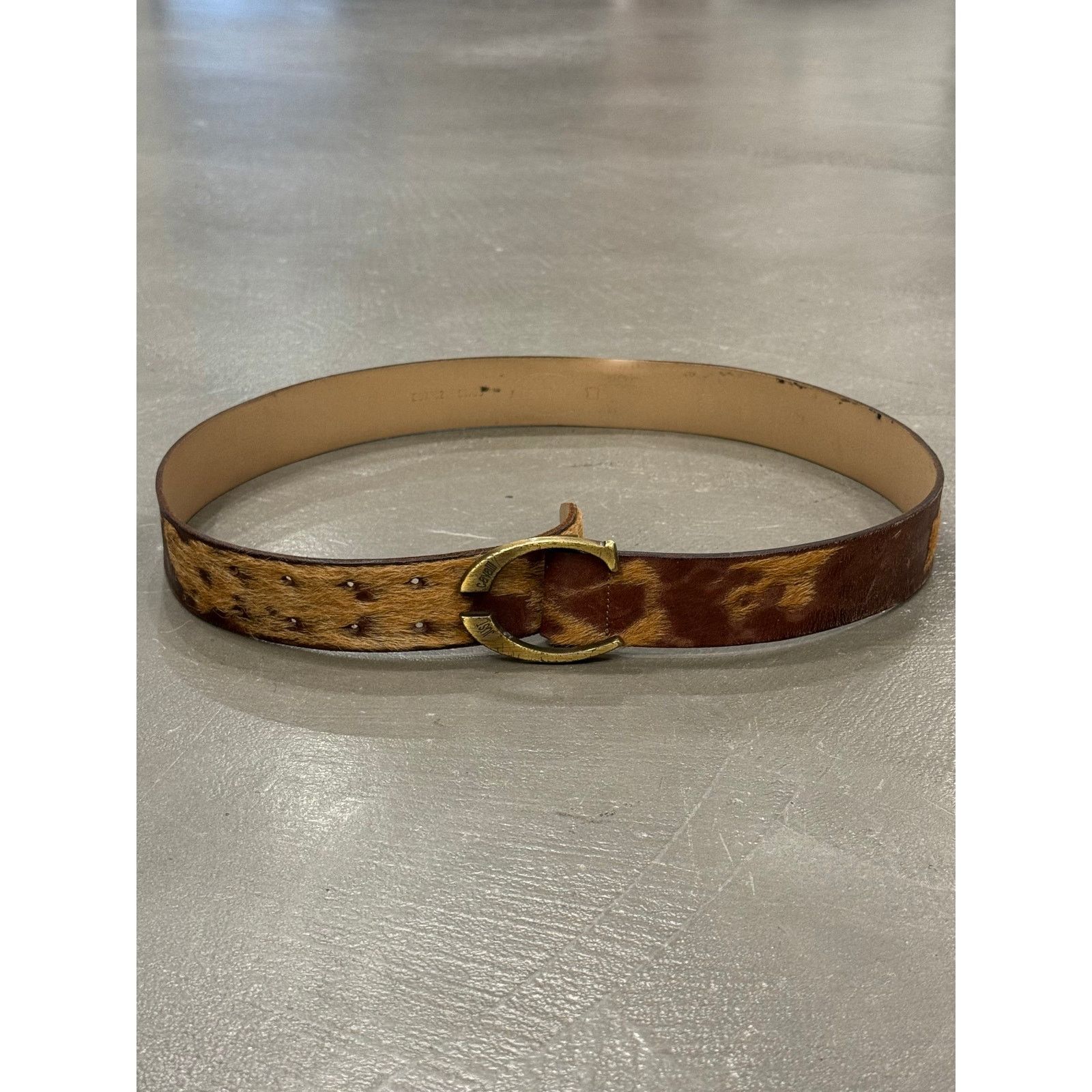Roberto Cavalli 2000s Cavalli pony hair belt Size ONE SIZE - 1 Thumbnail