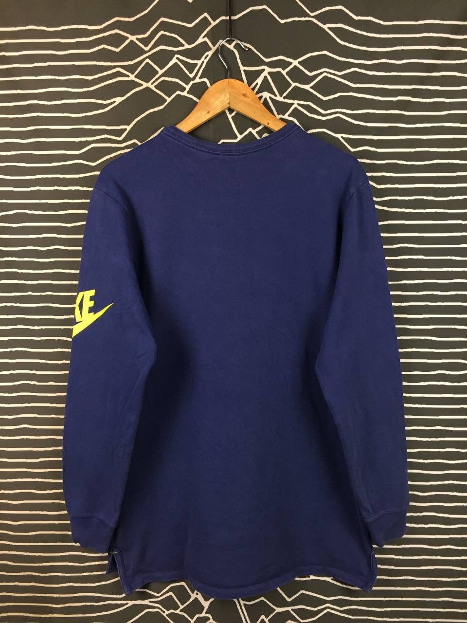 Nike Nike Sportswear NSW Navy Crewneck Long Sleeve Tee Size US L / EU 52-54 / 3 - 8 Thumbnail