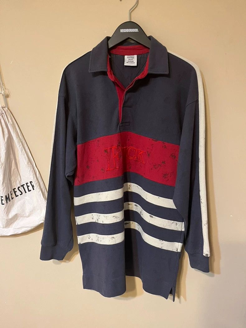 Vetements Vetements 18fw Showpiece Polo Shirt Long Sleeve Size US XS / EU 42 / 0 - 1 Thumbnail