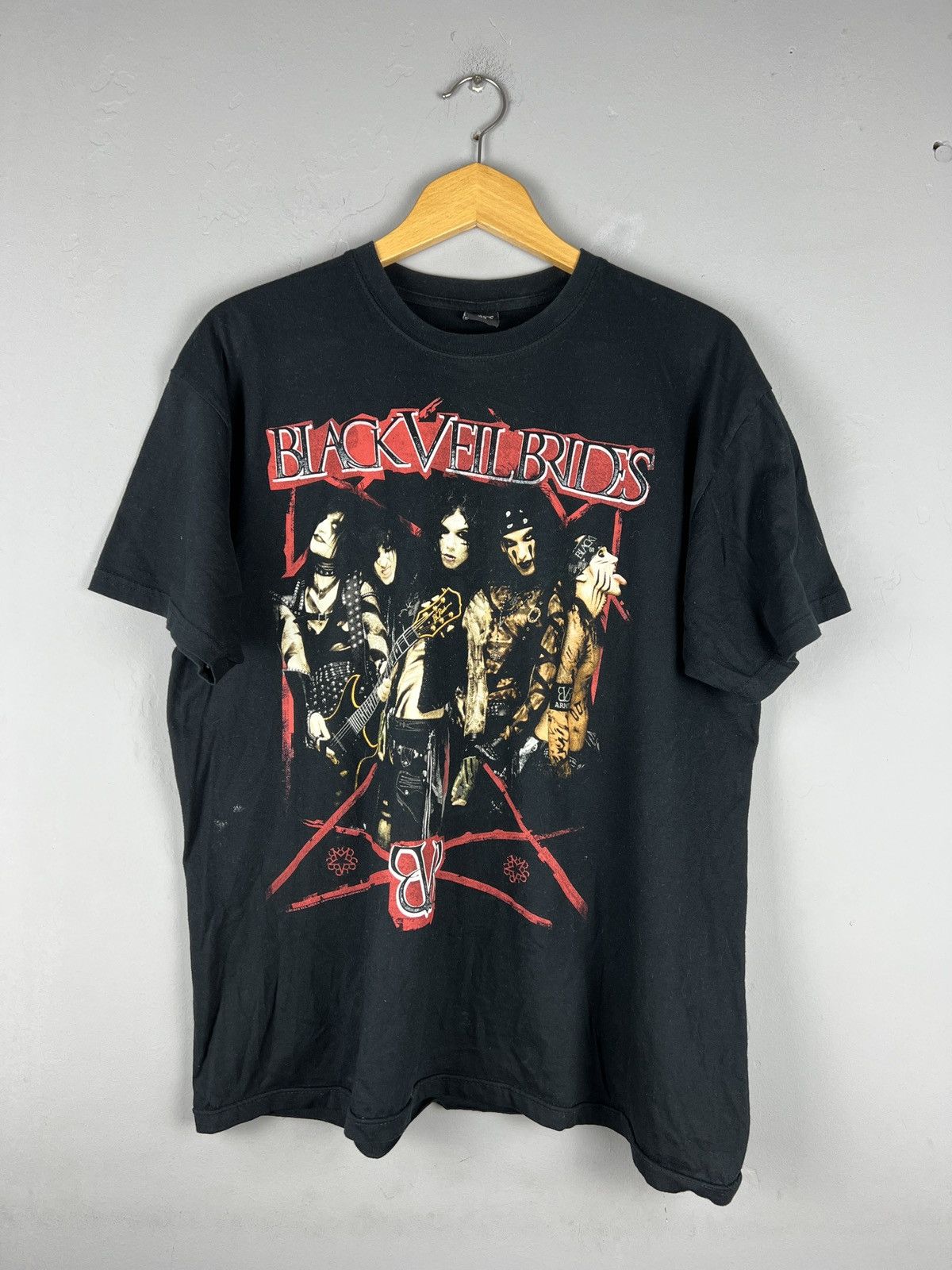 Band Tees × Vintage Vintage Black Veilbrides licensed tee y2k goth y2k style Size US L / EU 52-54 / 3 - 1 Thumbnail