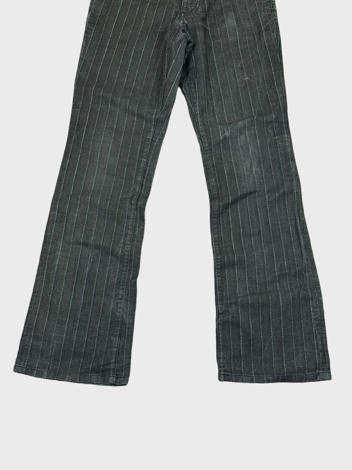 Tornado Mart FLARED TORNADO MART STRIPED BOOTCUT DENIM Size US 28 / EU 44 - 6 Thumbnail