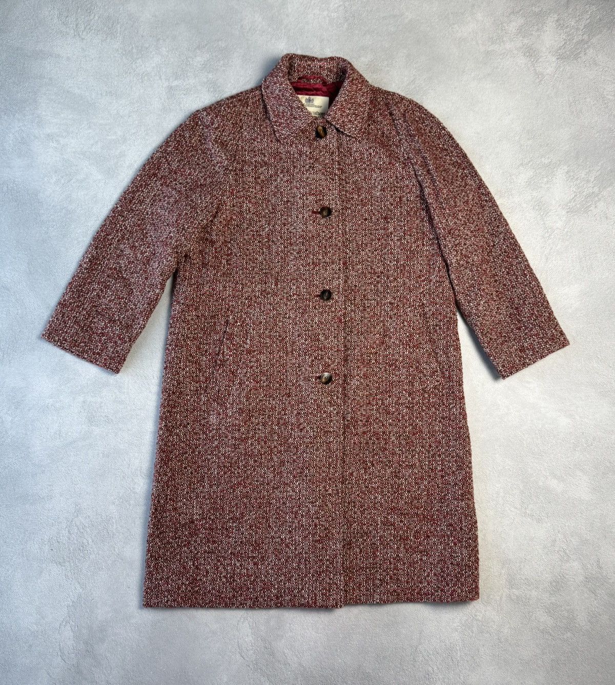 Aquascutum Aquascutum Wool Plaid Trench Coat size 12 Size M / US 6-8 / IT 42-44 - 1 Thumbnail