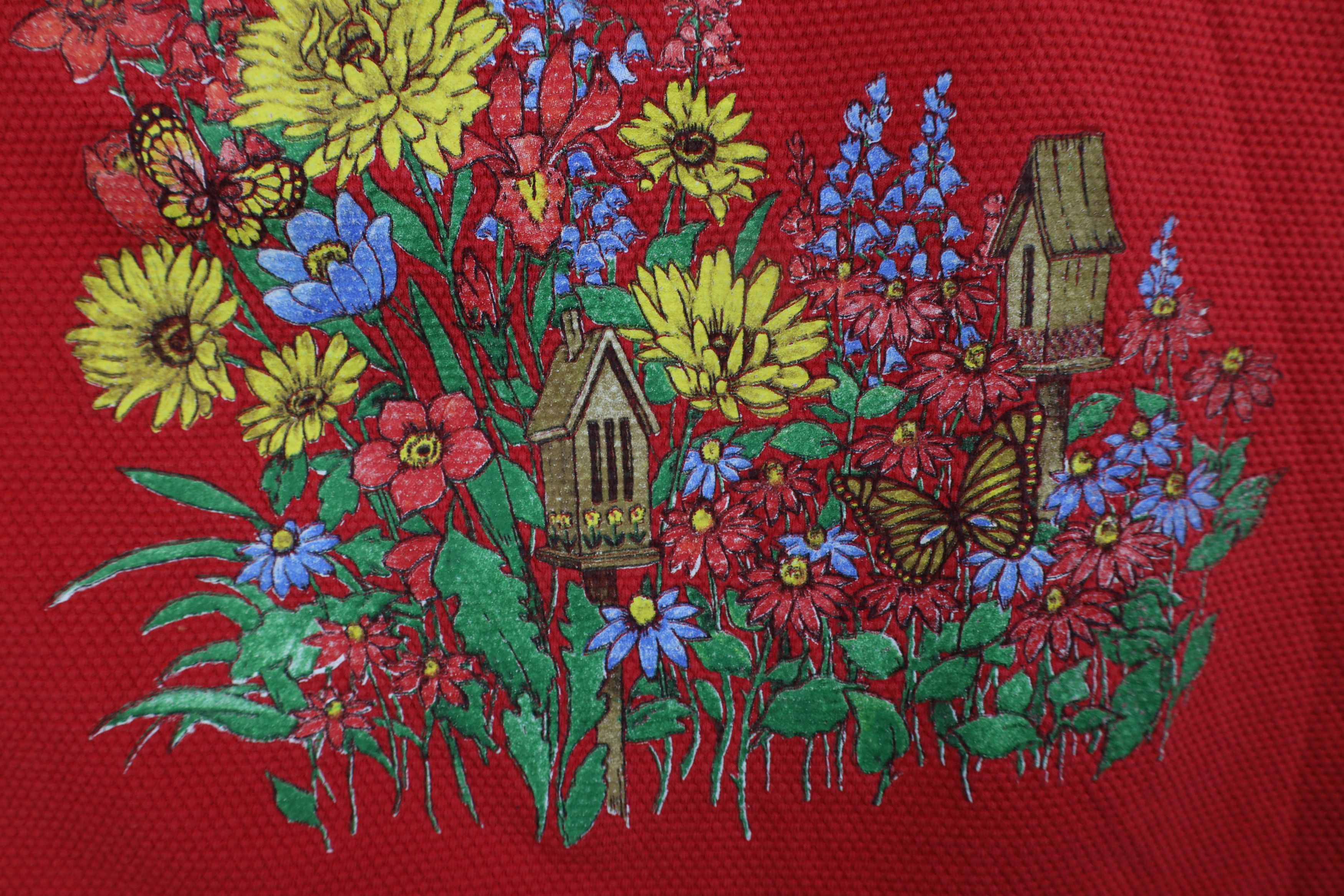 Vintage Vintage 90s Streetwear Flower Thermal Waffle Knit T-Shirt Size 3XL / US 20-22 - 6 Thumbnail