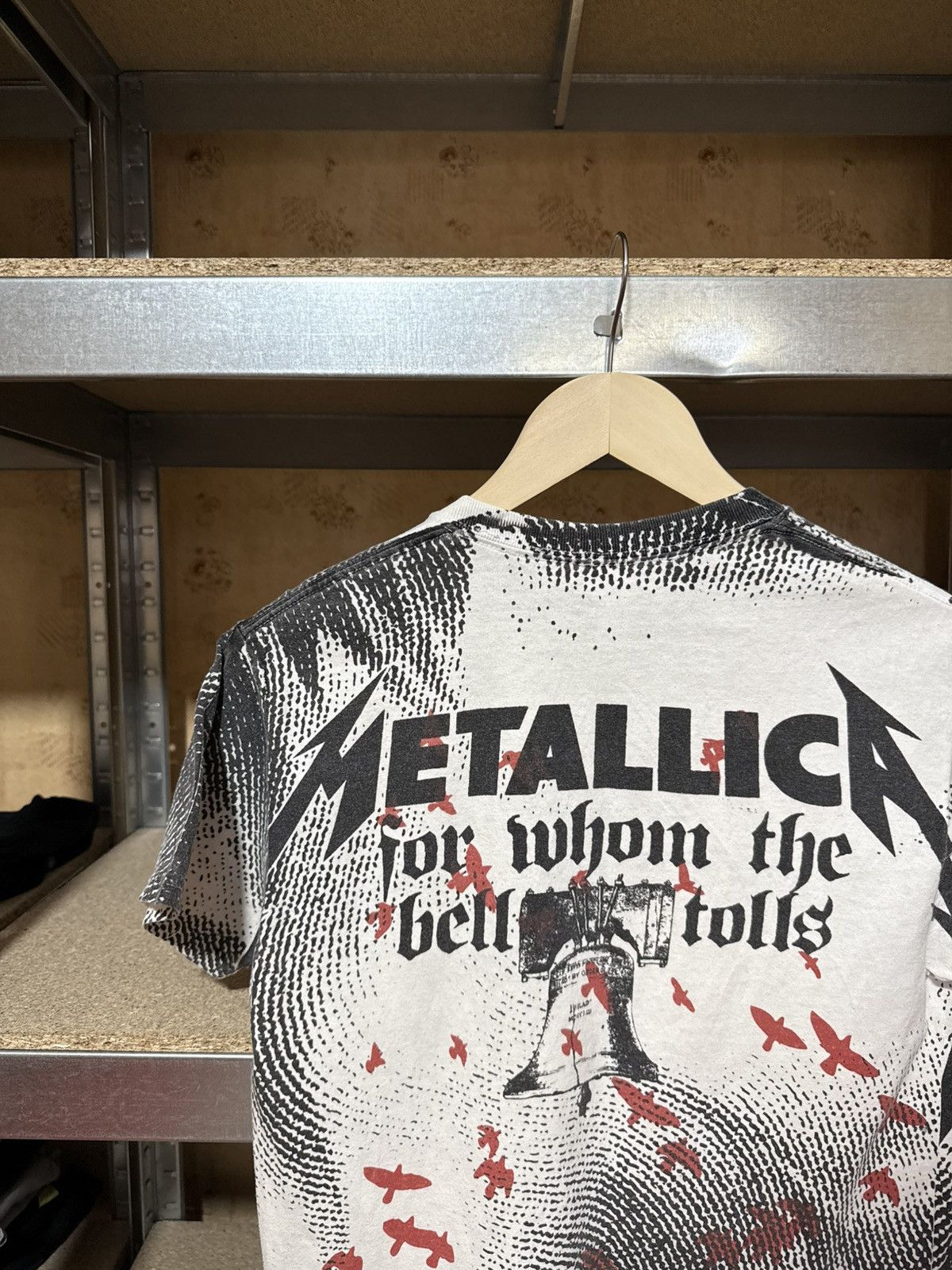Band Tees × Metallica × Vintage Vintage 2013 Metallica For Whom The Bell Tolls Rock T-Shirt Size US S / EU 44-46 / 1 - 5 Thumbnail