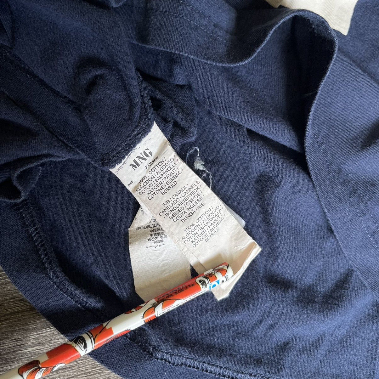 Mango Vintage 2000s HE by Mango Big Spellout Logo Designer T Shirt Size US M / EU 48-50 / 2 - 8 Thumbnail