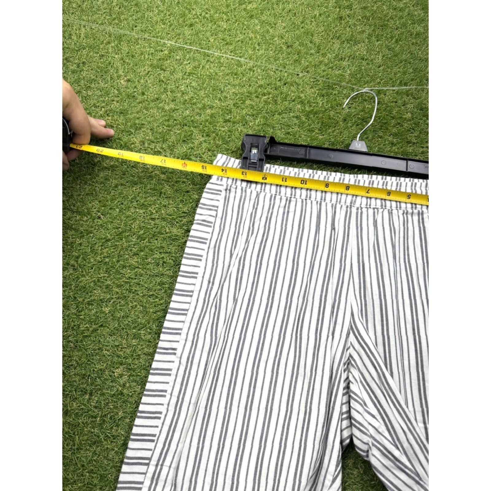 Ugg UGG Australia Pants Women's Small Blue White Striped Cotton Blend Lounge Sleepwear Size 28" / US 6 / IT 42 - 4 Thumbnail