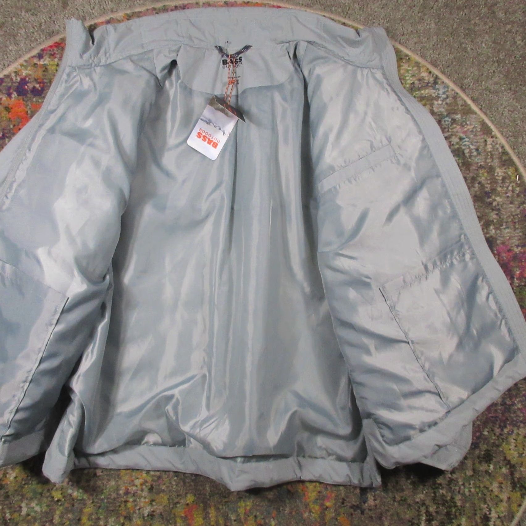 Vintage Bass Puffer Jacket Coat Womens XXL Oversized Blue NWT NEW 119 Spring Outdoor Jacket Women Blue Puffer Bass 2XL Size XXL / US 16-18 / IT 52-54 - 6 Thumbnail