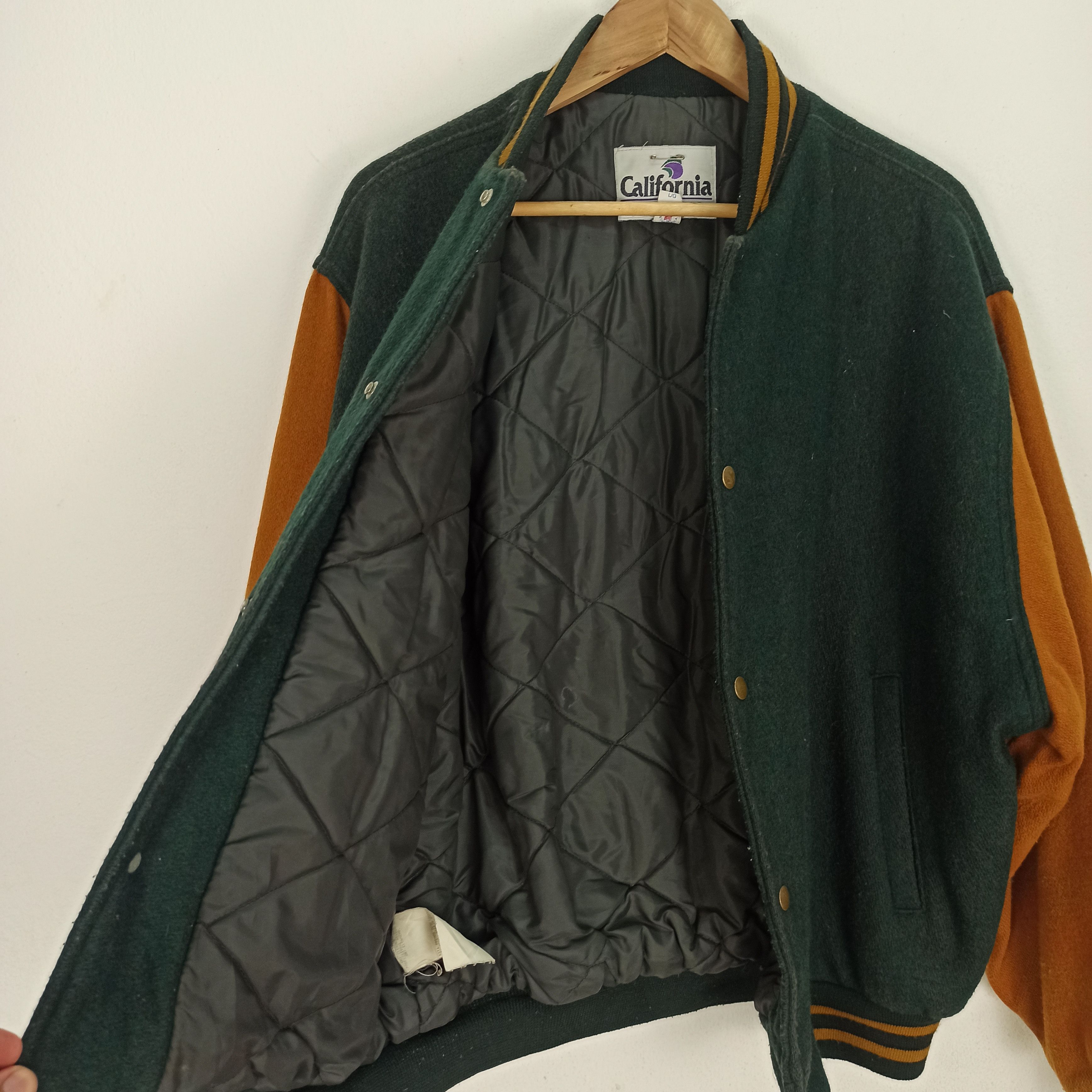 California Republic Vintage California Outerwear Wool Varsity Made In USA Size US L / EU 52-54 / 3 - 9 Thumbnail