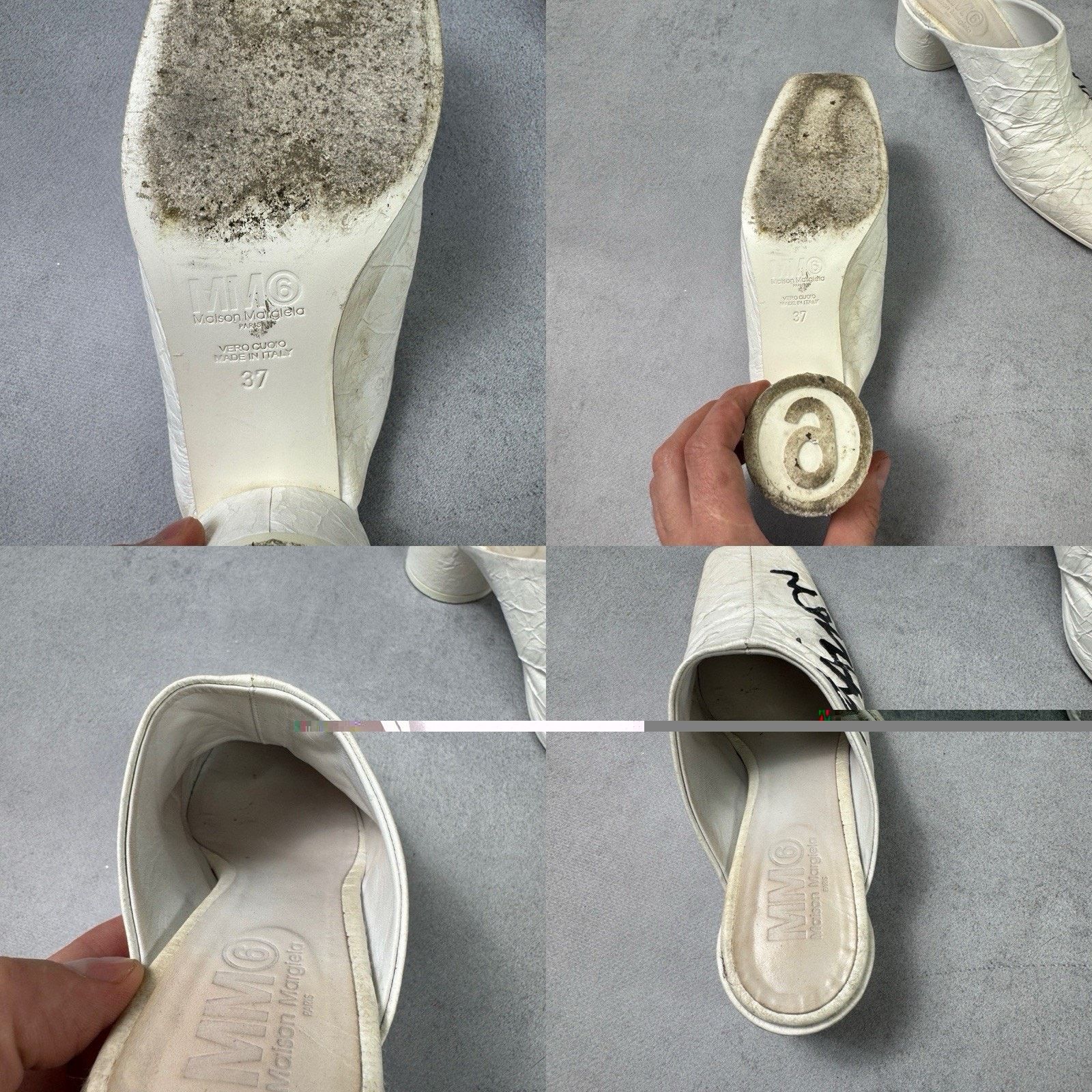 Maison Margiela Maison Margiela MM6 Mules White Size 37 Clogs US 7 Size US 7 / IT 37 - 23 Thumbnail