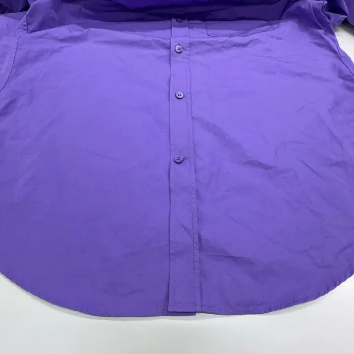 Balenciaga Balenciaga Balenciaga Casual Long Sleeve Shirt in Purple - Size US XS / EU 42 / 0 - 7 Thumbnail