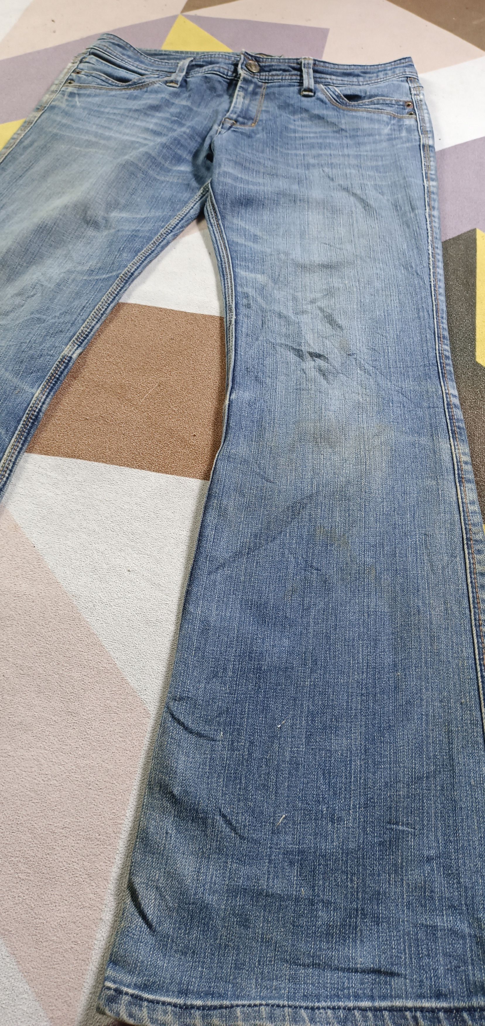 If Six Was Nine Flare Jeans Oririn Japan Distresssed Boocut Size US 32 / EU 48 - 4 Thumbnail