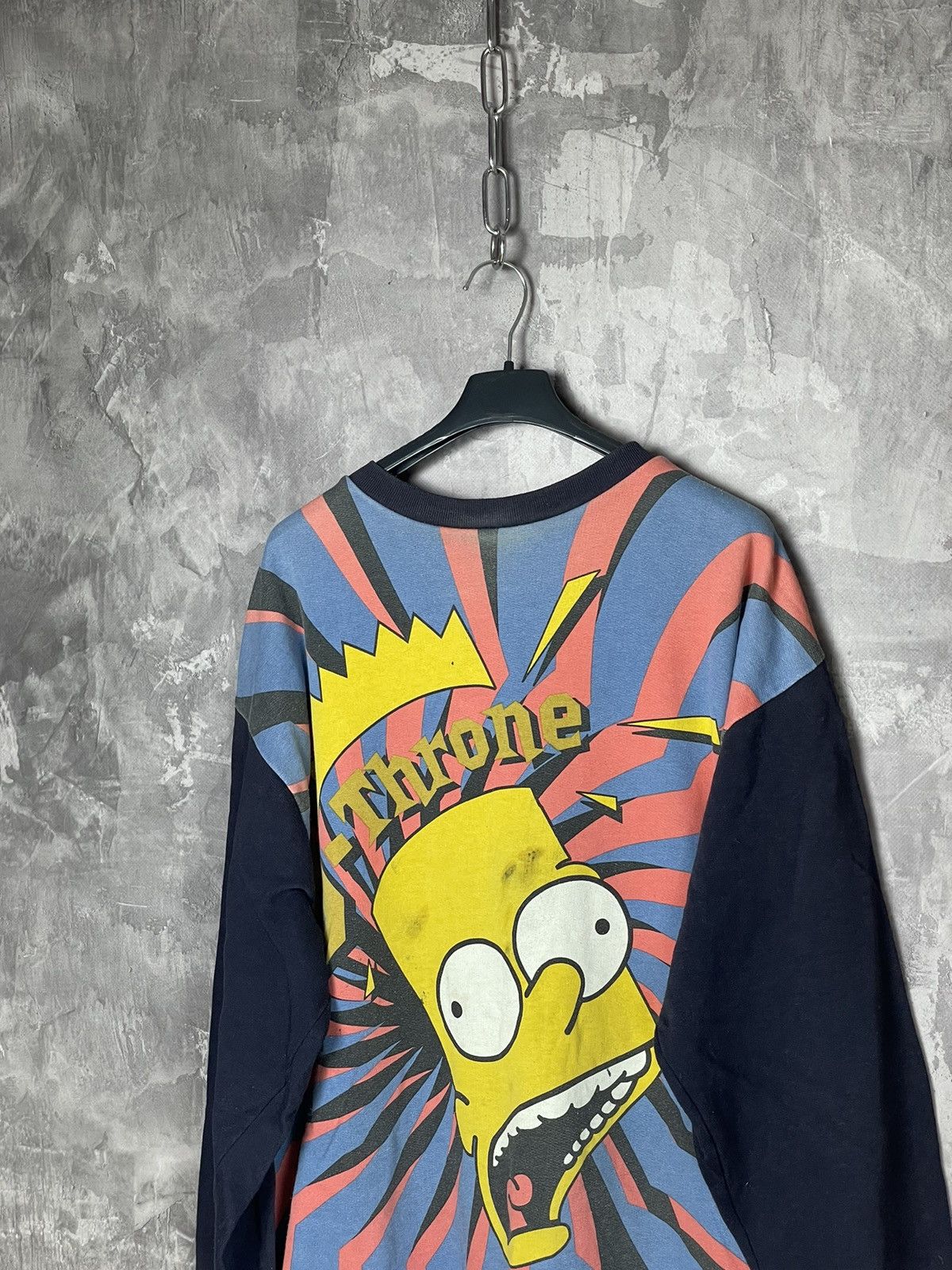 The Simpsons × Vintage Vintage 90s The Simpsons Longsleeve Overprint Rare Shirt Size US L / EU 52-54 / 3 - 8 Thumbnail