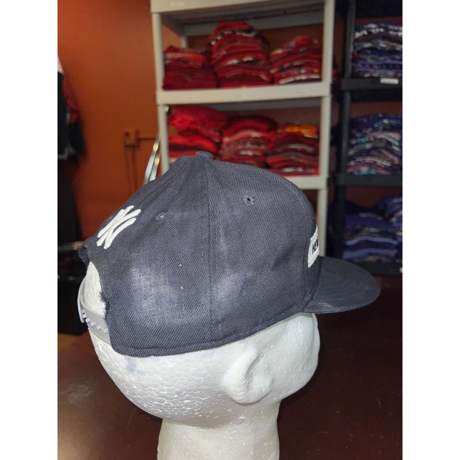 New Era New Era New York Yankees Snapback Hat Cap MLB Baseball Worn Size ONE SIZE - 6 Thumbnail