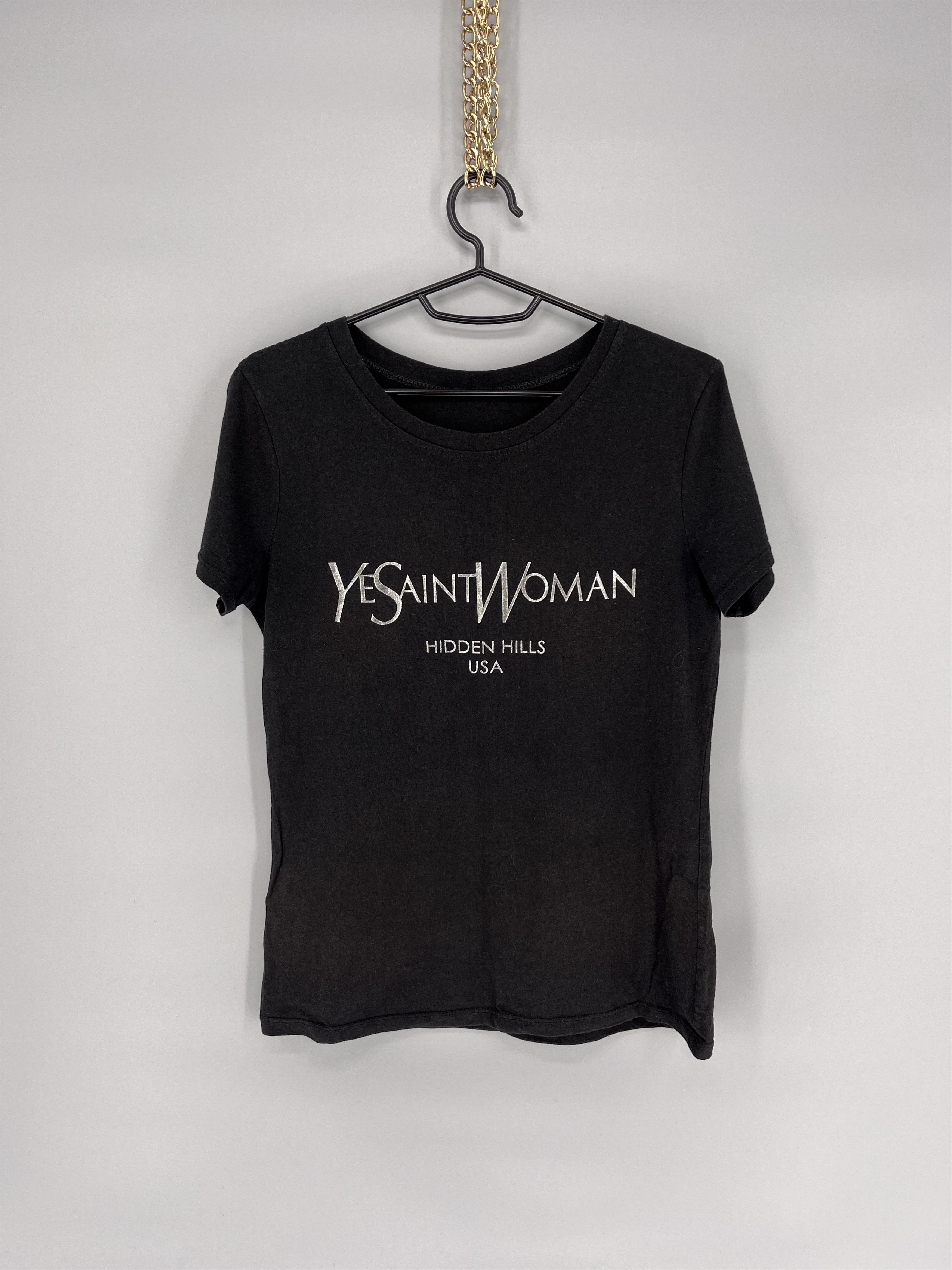 Rap Tees Vintage Y2K YeSaintWoman Hype Tee YE Faded Logo Kanyewest Size M / US 6-8 / IT 42-44 - 1 Thumbnail