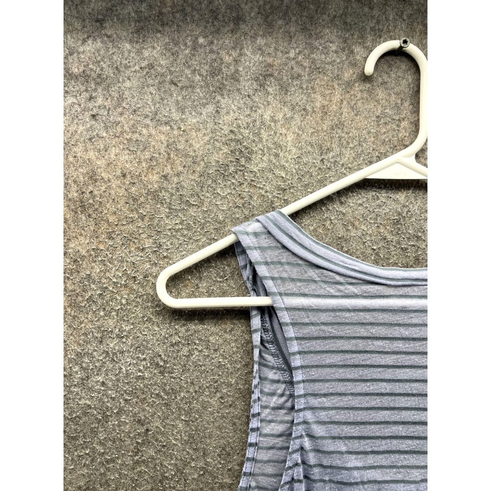 Free People Free People Tank Top Womens M Gray Striped Jersey Lightweight Scoop Neck Sleeveless Casual Summer Relaxed Fit Pullover Shirt Women Size M / US 6-8 / IT 42-44 - 6 Thumbnail
