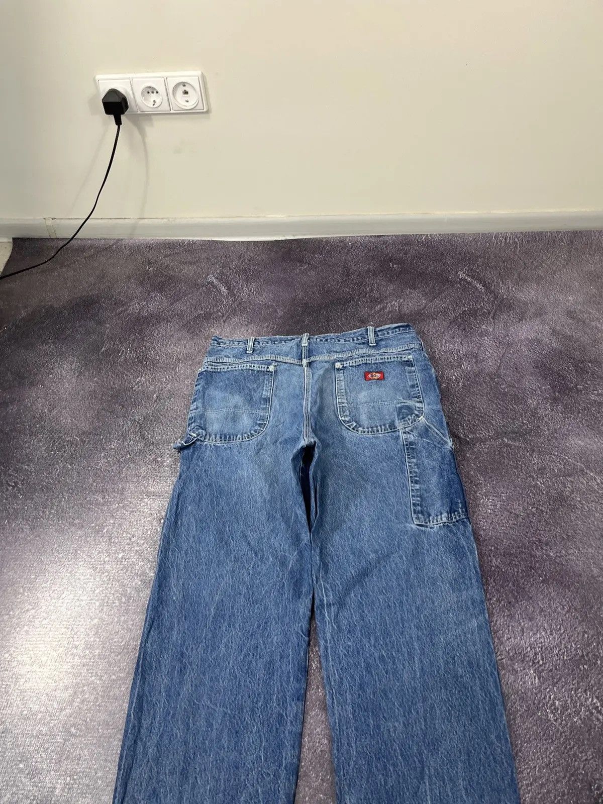 Dickies × Vintage Vintage Dickies USA Denim Faded Blue Hype Baggy Jeans Size US 38 / EU 54 - 4 Thumbnail