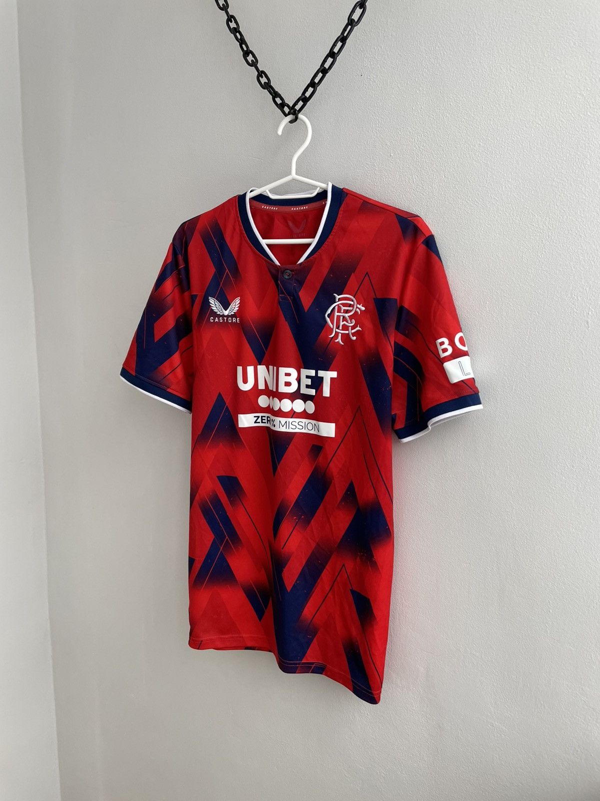 Castore Glasgow Rangers 2023 2024 Fourth footbal Soccer Jersey Shirt Size US L / EU 52-54 / 3 - 2 Thumbnail