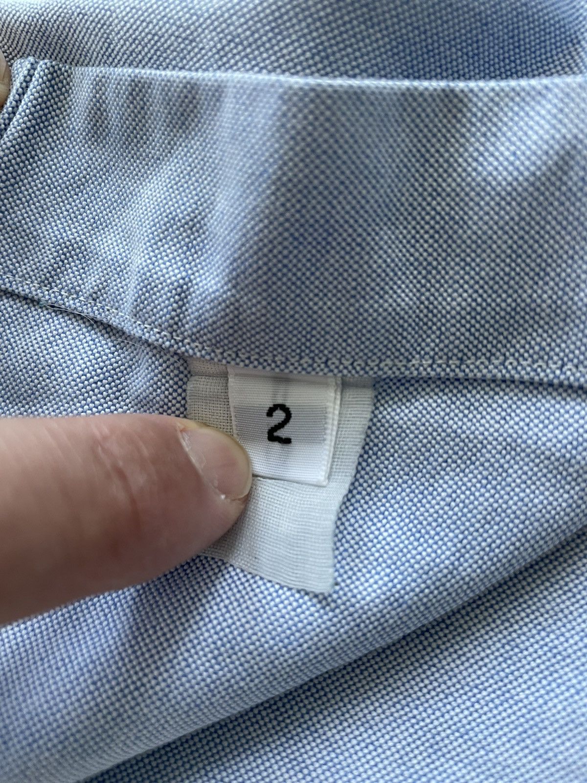 Thom Browne Blue Oxford Shirt Size US M / EU 48-50 / 2 - 6 Thumbnail