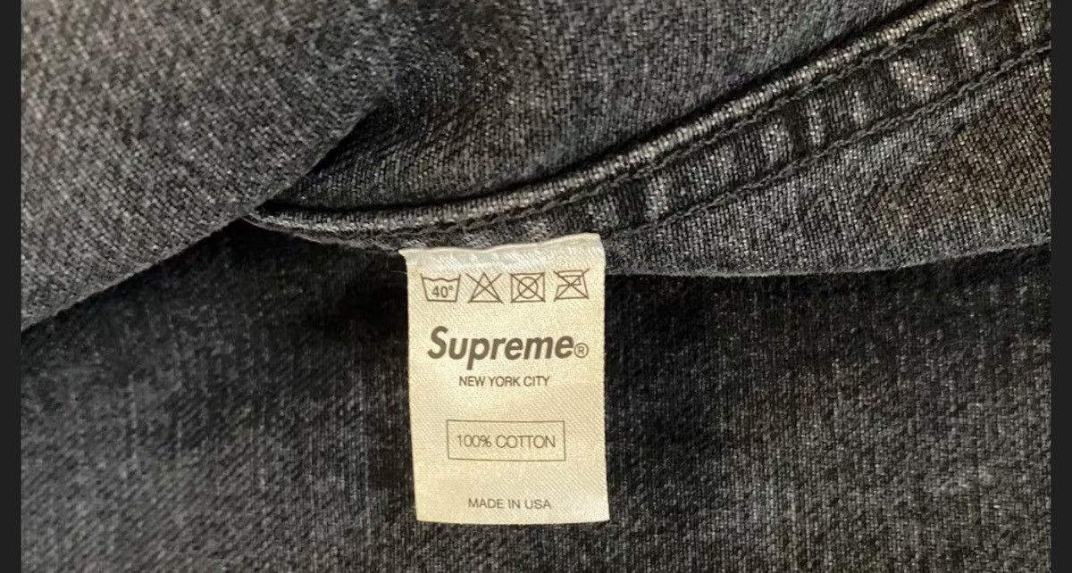 Supreme Supreme ss13 fuck denim trucker Jacket black Size US S / EU 44-46 / 1 - 4 Thumbnail