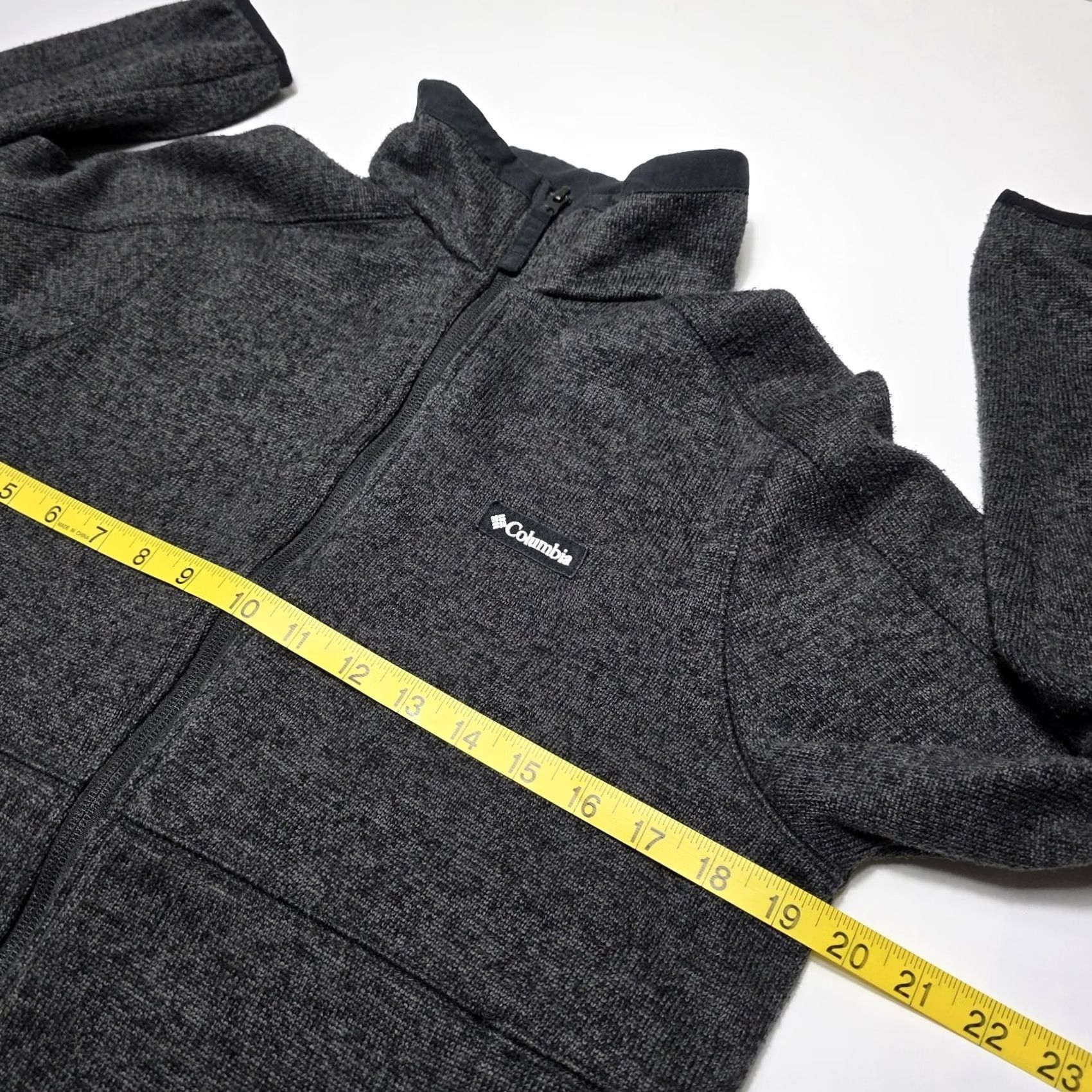 Vintage Columbia Women Jacket Full Zip Size S Dark Gray Fleece Outdoors Daily Wear Womens Size S / US 4 / IT 40 - 3 Thumbnail