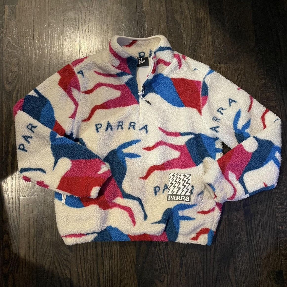 Parra Jumping Foxes Fleece Quarter Zip Size US XL / EU 56 / 4 - 1 Thumbnail