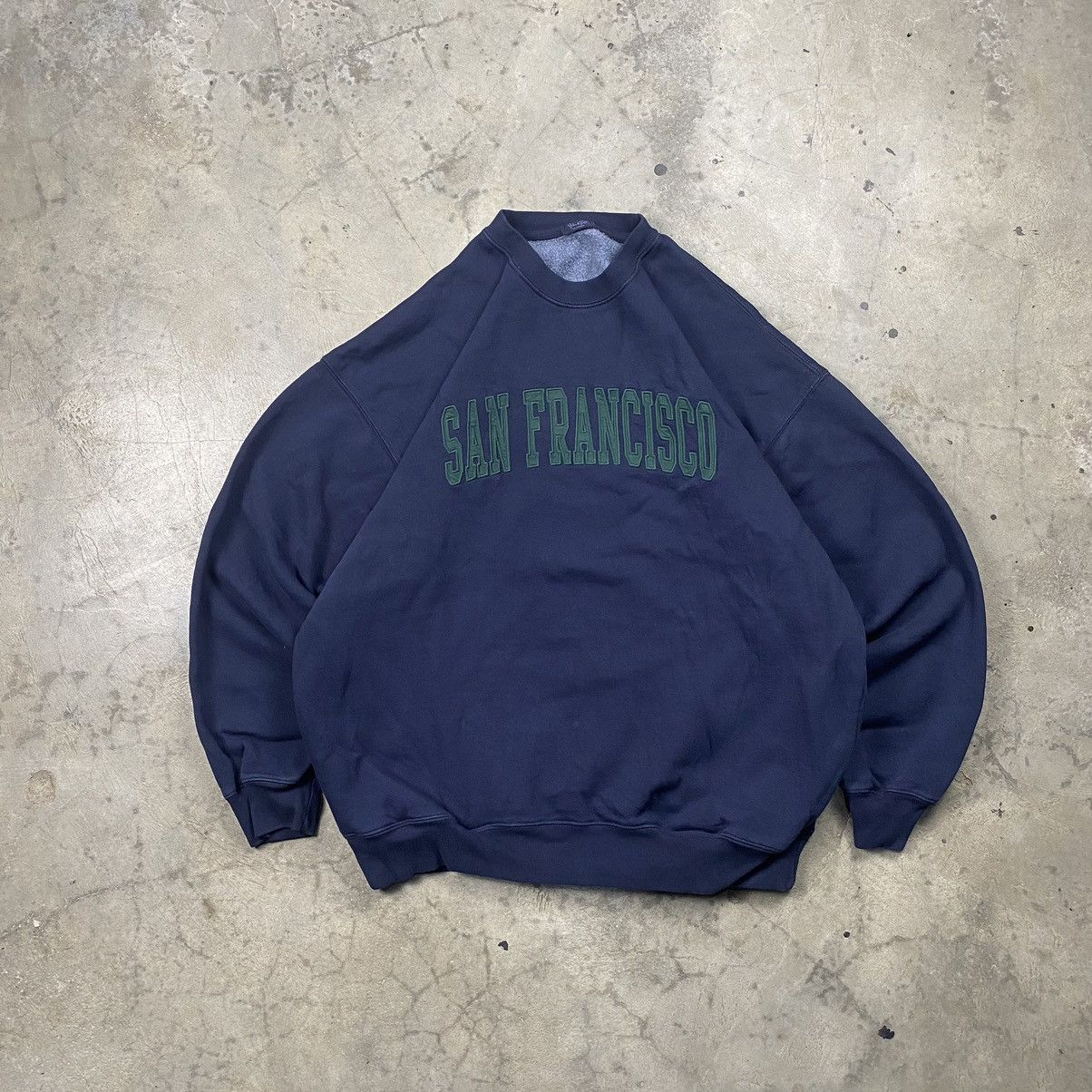 Vintage y2k San Francisco Washed Heavyweight Crewneck Size US XL / EU 56 / 4 - 1 Thumbnail