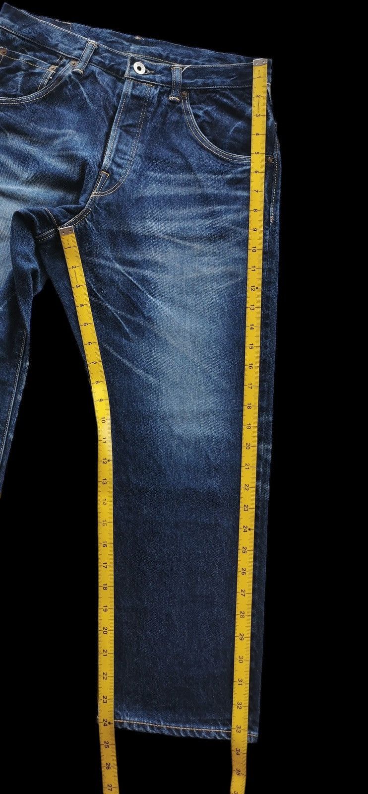 Self Edge DMG Cropped Selvedges Denim ( Size 29x33.5 ) Size US 29 - 13 Thumbnail