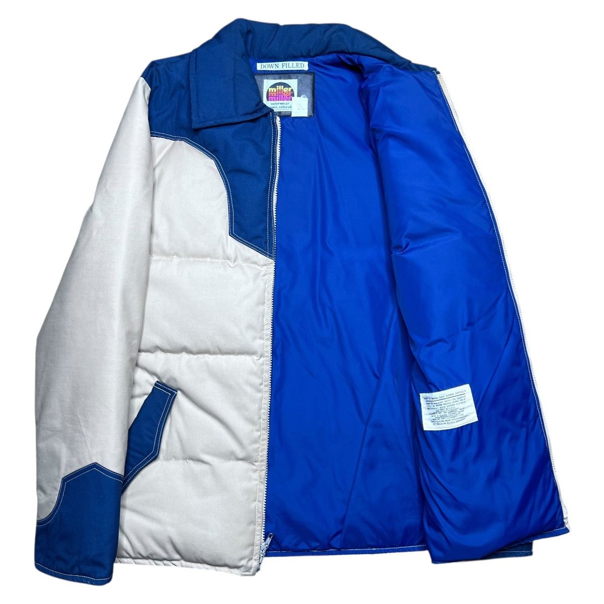 Other Vtg 1970s Miller Outerwear Goose Down Puffer Western Jacket Size US S / EU 44-46 / 1 - 3 Thumbnail