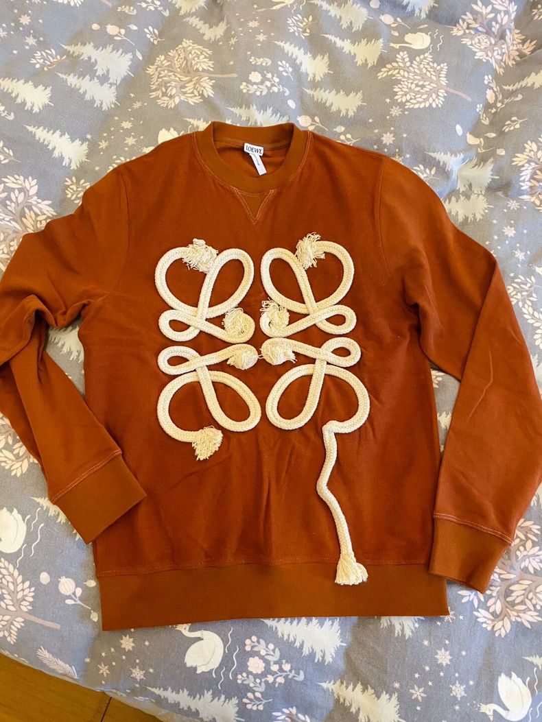 Loewe LOEWE Twisted rope logo hoodie Size S / US 4 / IT 40 - 2 Thumbnail