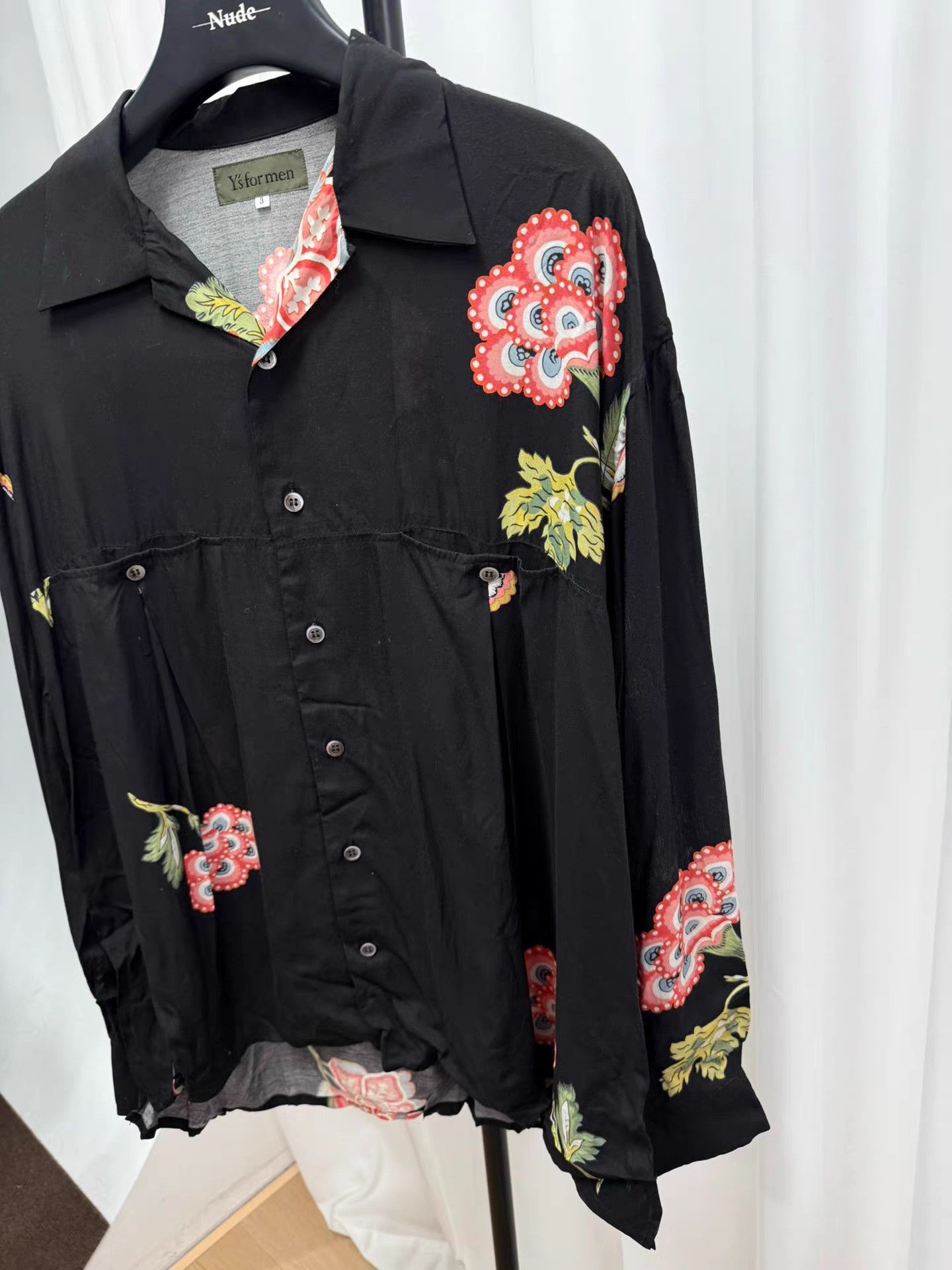 Yohji Yamamoto yohji yamamoto y's for men Flower Core Loose Shirt K20 Size US L / EU 52-54 / 3 - 2 Thumbnail