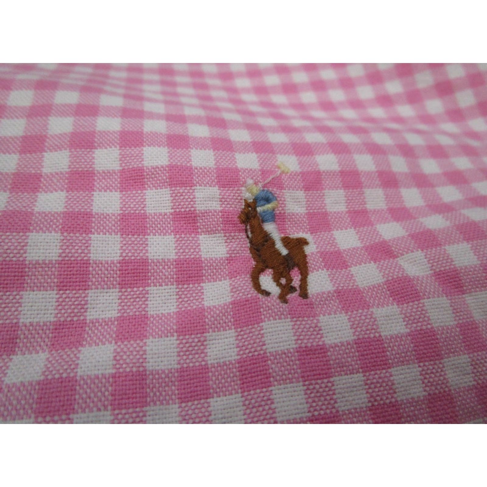 Polo Ralph Lauren Vintage Polo Ralph Lauren Men's Check Shirt XL Pink Cotton Short Sleeve Casual Designer Size US XL / EU 56 / 4 - 4 Thumbnail