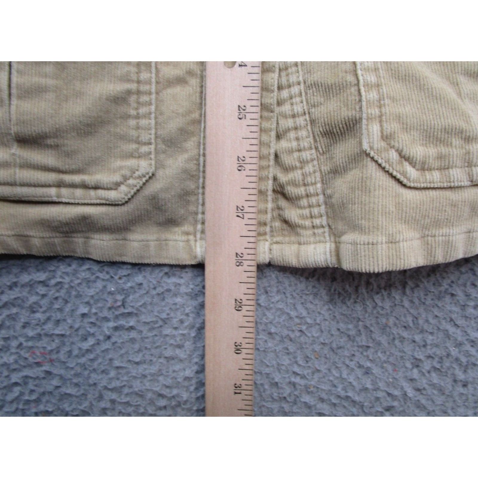 Mossimo Mossimo Corduroy Jacket Women's Beige Military Pockets Collared Size XL VTG Y2K Size XL / US 12-14 / IT 48-50 - 5 Thumbnail
