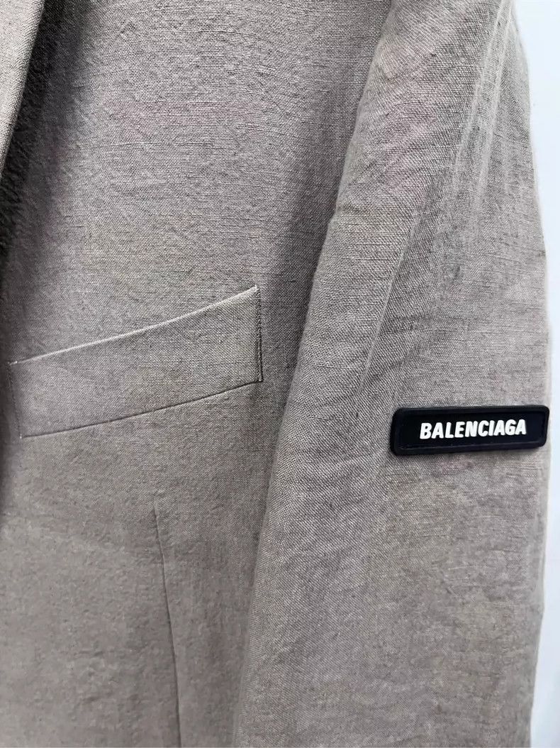 Balenciaga Balenciaga Oversized Blazer with Shoulder Pads-2505 Size US S / EU 44-46 / 1 - 5 Thumbnail