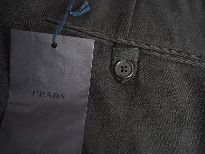 Prada Prada size US 46 Black slim wool trousers 2503-Nextarrow Size US 30 / EU 46 - 5 Thumbnail