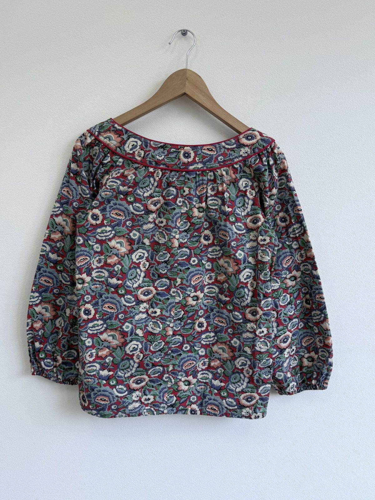 Saint Laurent Paris Vintage Saint Laurent Floral Top Size M / US 6-8 / IT 42-44 - 6 Thumbnail