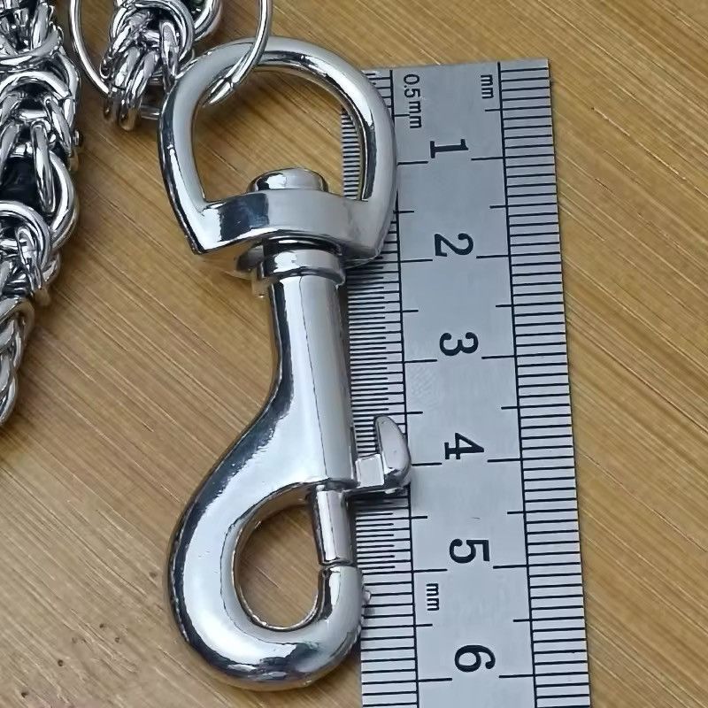 Designer Bilayer Clamp Beads Biker Chain Punk Style Size ONE SIZE - 7 Thumbnail