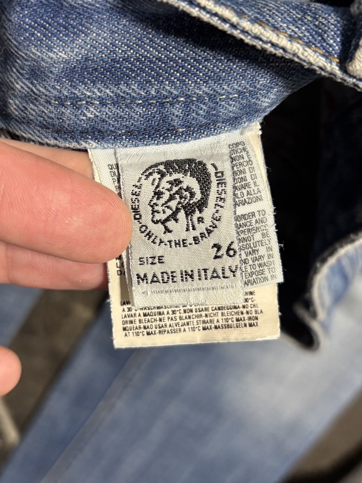 Diesel Vintage Diesel Jeans Y2K 2005 Made in Italy Denim Keate Blue Size 26" / US 2 / IT 38 - 10 Thumbnail