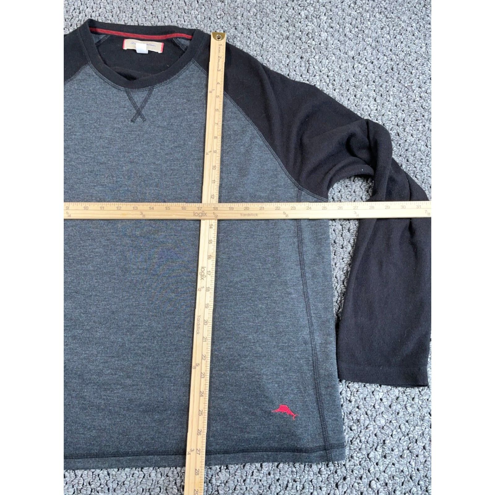 Tommy Bahama Tommy Bahama Sweater Adult 2XL Gray Crew Neck Long Sleeve Lightweight Pullover Solid Casual Size US XXL / EU 58 / 5 - 5 Thumbnail