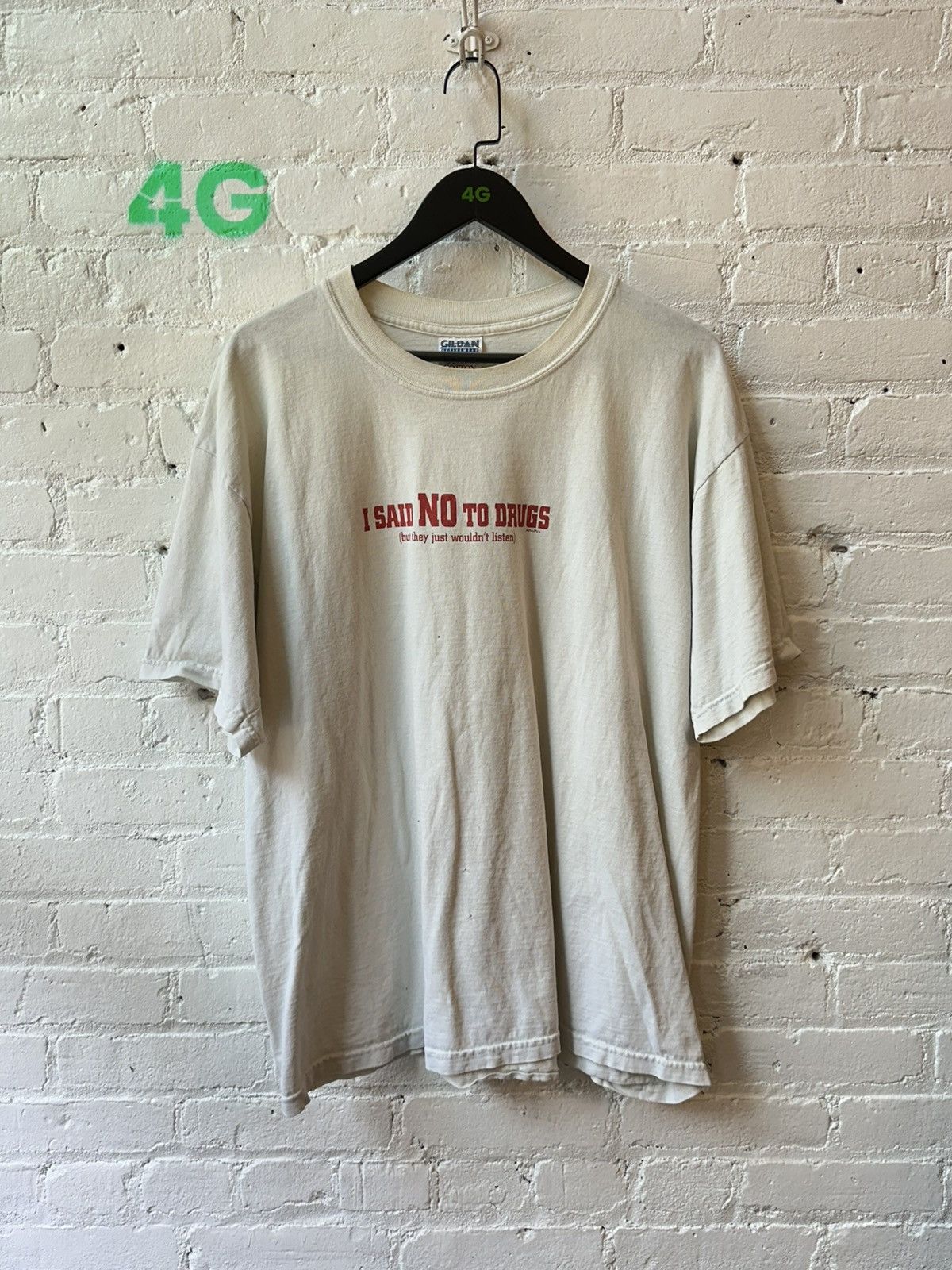 Vintage VINTAGE SAY NO TO DRUGS T SHIRT SZ XL Size US XL / EU 56 / 4 - 1 Thumbnail