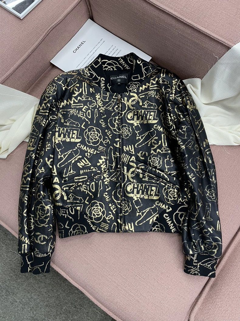 Chanel Chanel Neon graffiti leather jacket 2503-Nextarrow | Grailed