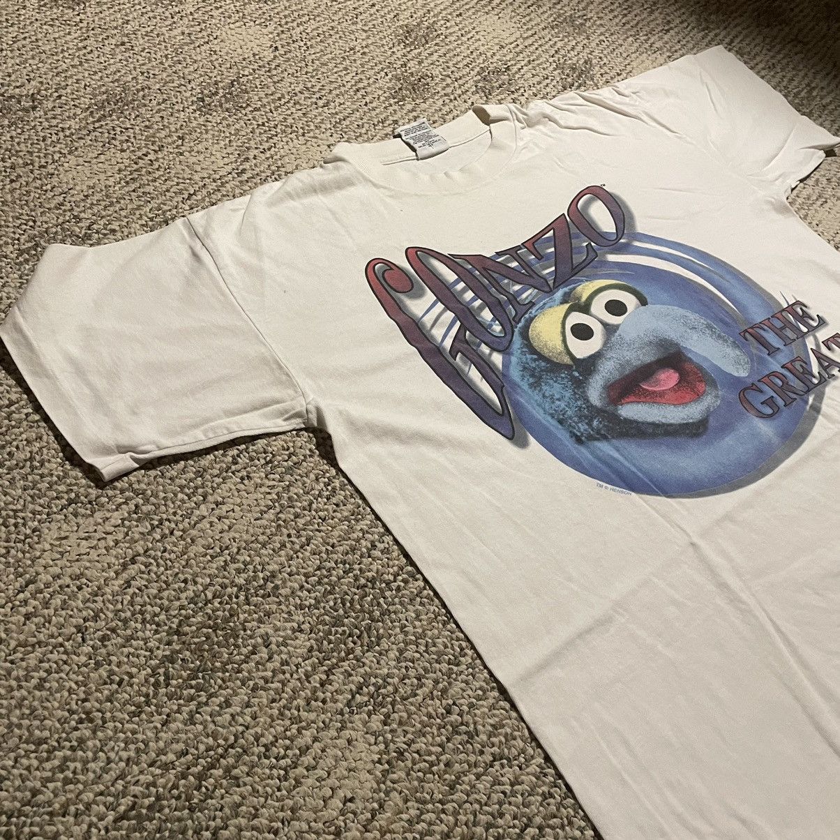 image of Made In USA x Vintage Gonzo The Great Tee in White, Men's (Size XL)