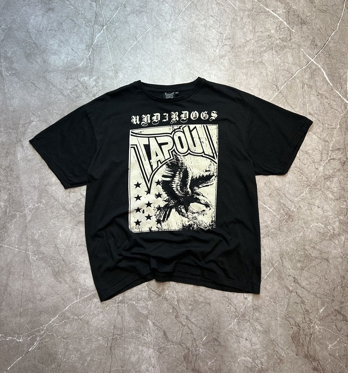 Affliction × Tapout × Vintage Crazy Vintage Y2K Tapout T Shirt Grunge Affliction Cyber Size US XXL / EU 58 / 5 - 2 Thumbnail