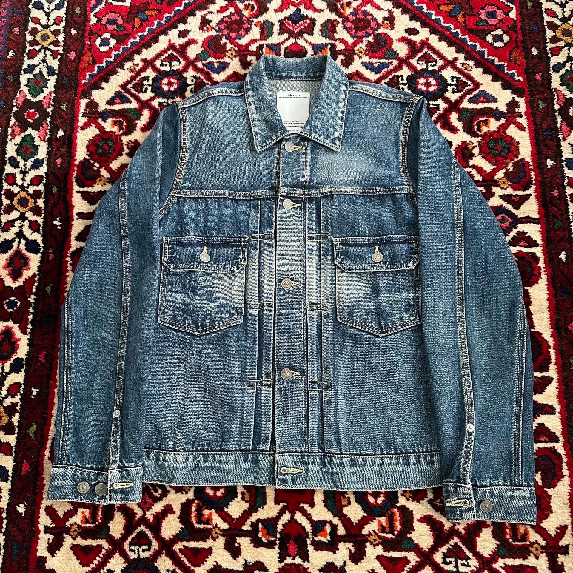 Visvim visvim 11aw 101 yellow ochre denim jacket 1 Size US S / EU 44-46 / 1 - 2 Thumbnail
