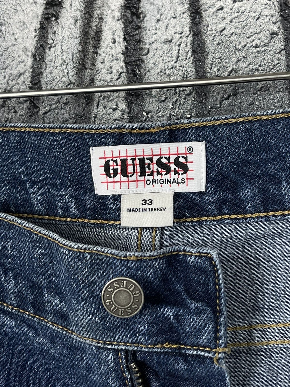 Guess Guess Vintage Washed Denim Relaxed Baggy Jeans Men’s Size 33 Size US 33 - 15 Thumbnail