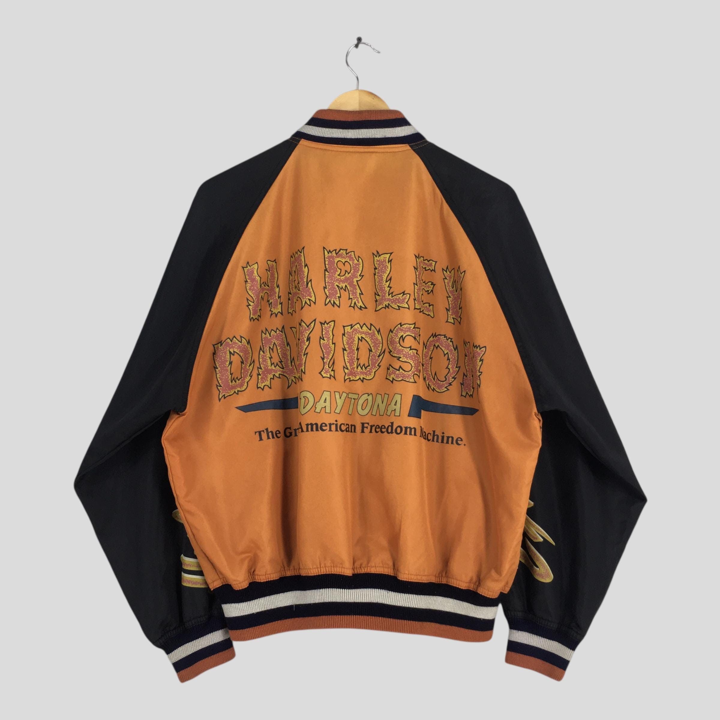 Harley Davidson Harley Davidson Motorcycle Daytona Varsity Jacket Medium Size US M / EU 48-50 / 2 - 1 Thumbnail