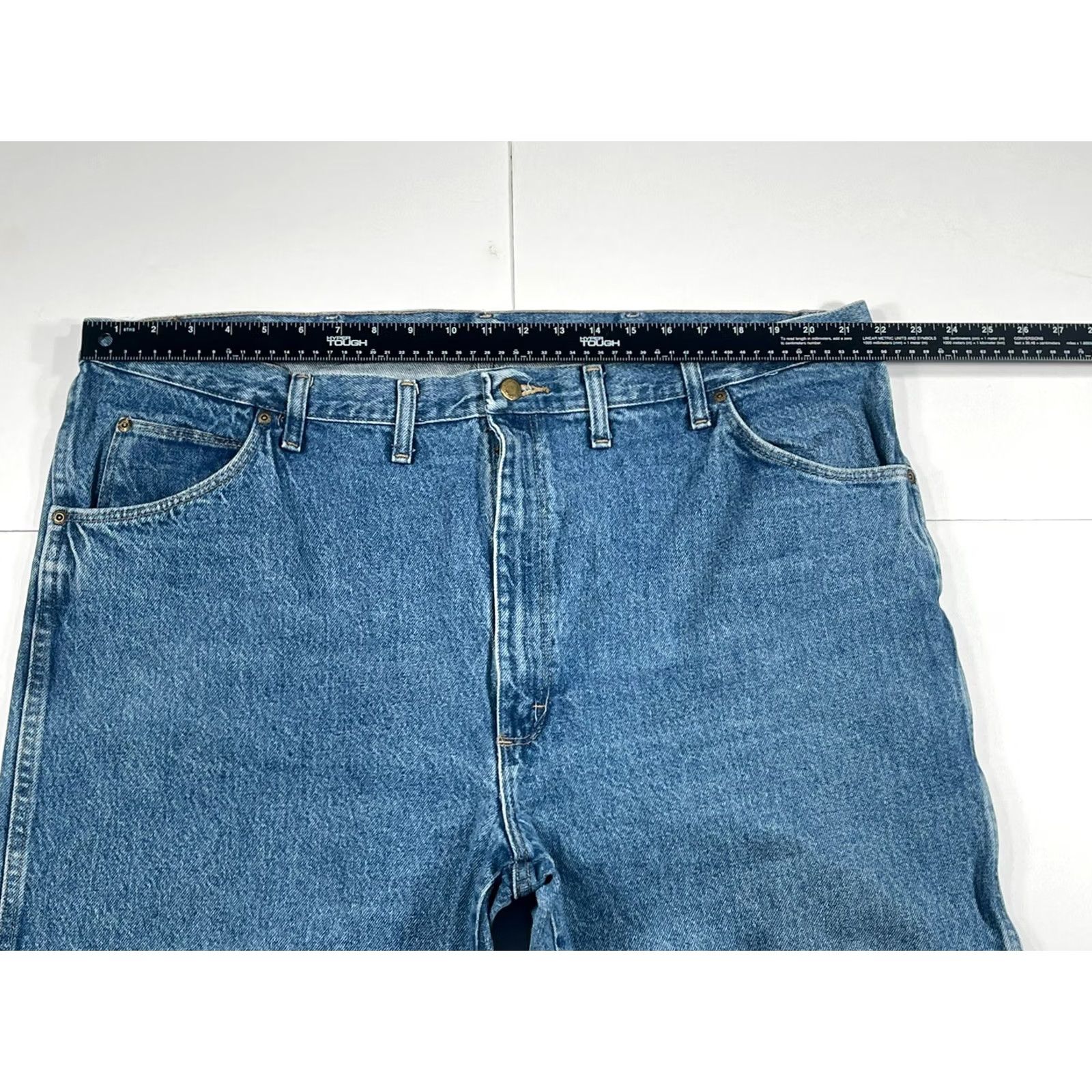 Wrangler Wrangler Jeans Men's Size 44Wx30L Blue Regular Fit Denim Jeans 965T1DS Size US 44 / EU 60 - 2 Thumbnail